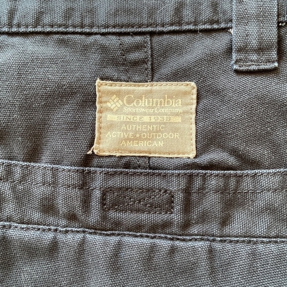 COLUMBIA Stonewashed Granite Hiking Shorts Black Size 12 - Picture 6 of 15